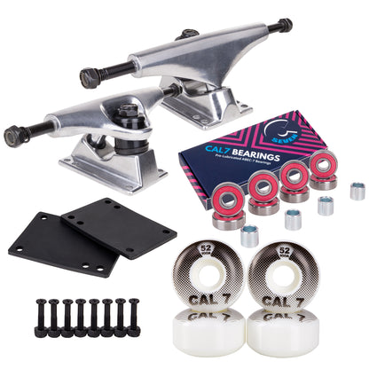 Skateboard Setup Combo | Silver Trucks & 100A Wheels