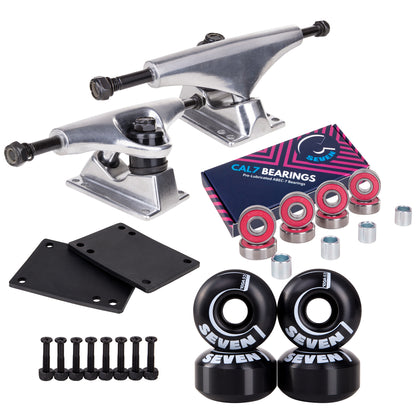 Skateboard Setup Combo | Silver Trucks & 100A Wheels